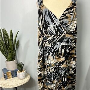 Dressbarn Collection Women's Layered Dress Size 24